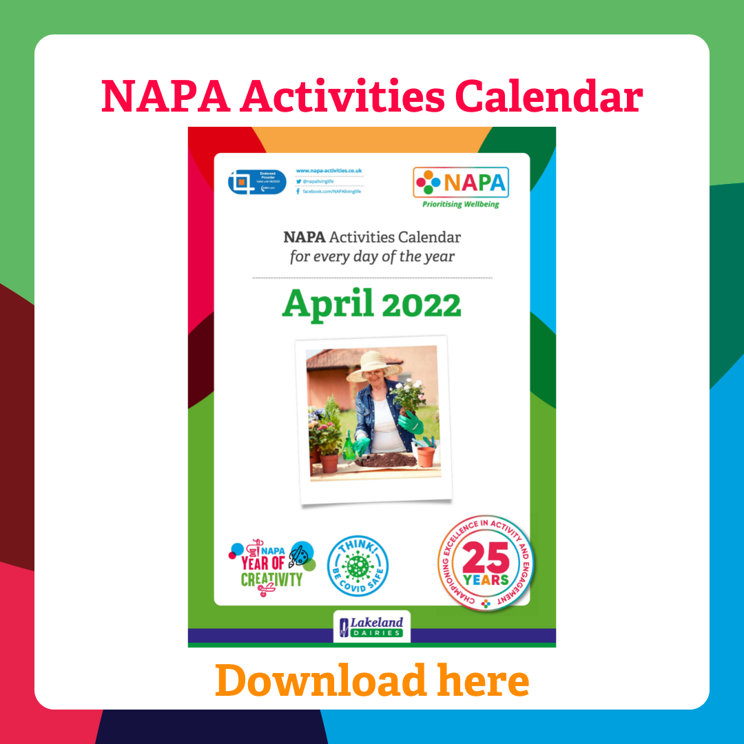 NAPA Calendar NAPA Activities