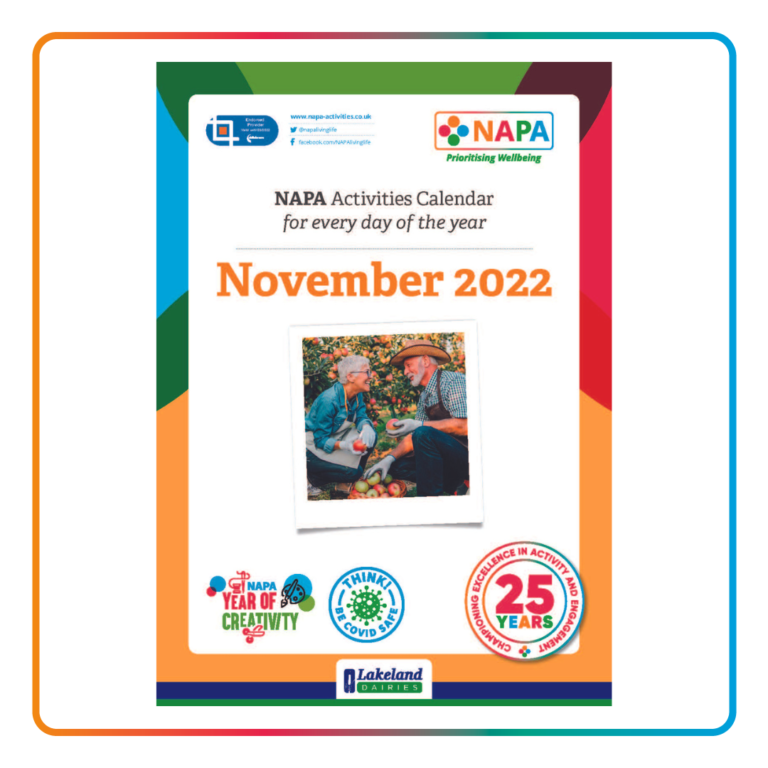 NAPA Calendar NAPA Activities